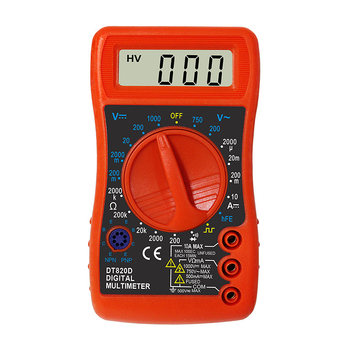 DT820D мини джобен дигитален мултиметър WHDZ, CE сертифициран, не е внос