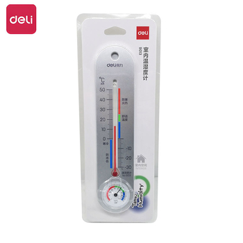 Термометър-хигромер за вътрешна употреба, висока точност, модел 9012, Deli