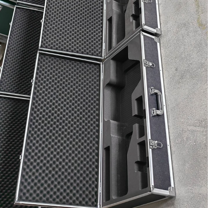 Letni kovčeg od aluminijske legure za opremu i instrumente — horizontalni dizajn, čvrst, Shenghua