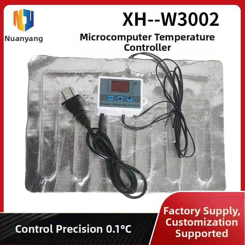 XH-W3002 Μικροϋπολογιστής ελεγκτής θερμοκρασίας – Θερμοστάτης επωαστήρα, Έξυπνος Ψηφιακός Θερμοστάτης, Ακρίβεια 0,1°C