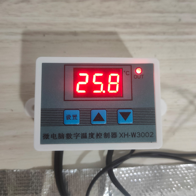 XH-W3002 Μικροϋπολογιστής ελεγκτής θερμοκρασίας – Θερμοστάτης επωαστήρα, Έξυπνος Ψηφιακός Θερμοστάτης, Ακρίβεια 0,1°C