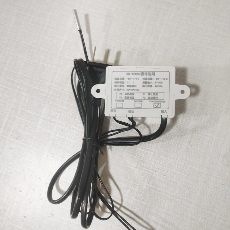 XH-W3002 Μικροϋπολογιστής ελεγκτής θερμοκρασίας – Θερμοστάτης επωαστήρα, Έξυπνος Ψηφιακός Θερμοστάτης, Ακρίβεια 0,1°C