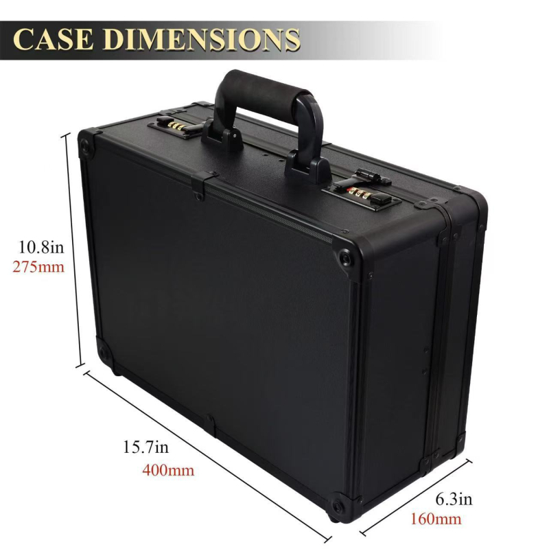 Cutie metalică pentru instrumente, din aliaj de aluminiu, portabilă, pentru instrumente de manichiură, păr și gene