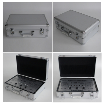 Cutie pentru instrumente din aliaj de aluminiu cu inserție EVA, capacitate de încărcare 20 kg, placă de înaltă densitate, cutie portabilă