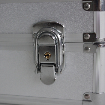 Cutie pentru instrumente din aliaj de aluminiu cu inserție EVA, capacitate de încărcare 20 kg, placă de înaltă densitate, cutie portabilă