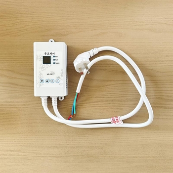 Hőmérséklet-szabályzó elektromos fűtőfilmhez és fűtőlaphoz — kettős vezérlés, csendes működés, időzítő, felületre szerelhető, 220V