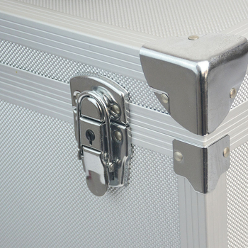 Nagy kapacitású alumínium ötvözetű repülő eszköz-tároló, multifunkcionális hordozható tok, anti-lop zár és zárt tároló
