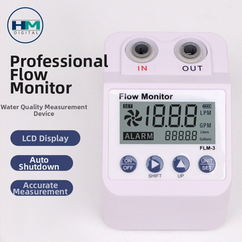 Trickle prenosný digitálny monitor prúdu pre vodu s automatickým alarmom — rozsah merania 0–99999 L / 0–99999 galónov