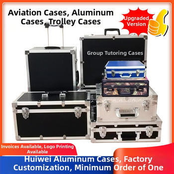 Θήκη μεταφοράς εξοπλισμού τύπου flight case με πλαίσιο από κράμα αλουμινίου, επιφάνεια από πυρίμαστη πλάκα και επένδυση EVA, προορίζεται για οργάνων μέτρησης
