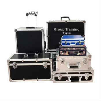 Θήκη μεταφοράς εξοπλισμού τύπου flight case με πλαίσιο από κράμα αλουμινίου, επιφάνεια από πυρίμαστη πλάκα και επένδυση EVA, προορίζεται για οργάνων μέτρησης