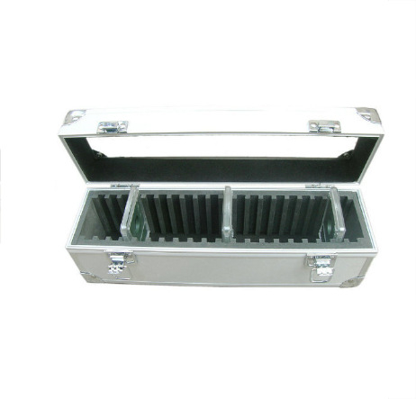 Kártyák tárolására szolgáló szerszámtartó doboz, KP modell, teherbírás 20 kg, alumínium keret, MDF lemez