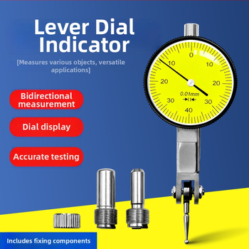 Mechanický dial indikátor 0-10 mm, ukazovacia verzia, presnosť 0,01 mm