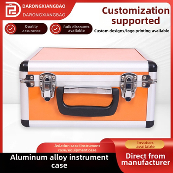 Aluminijska kutija za instrumente, prijenosna, čvrsta kutija s prilagodljivim kapacitetom