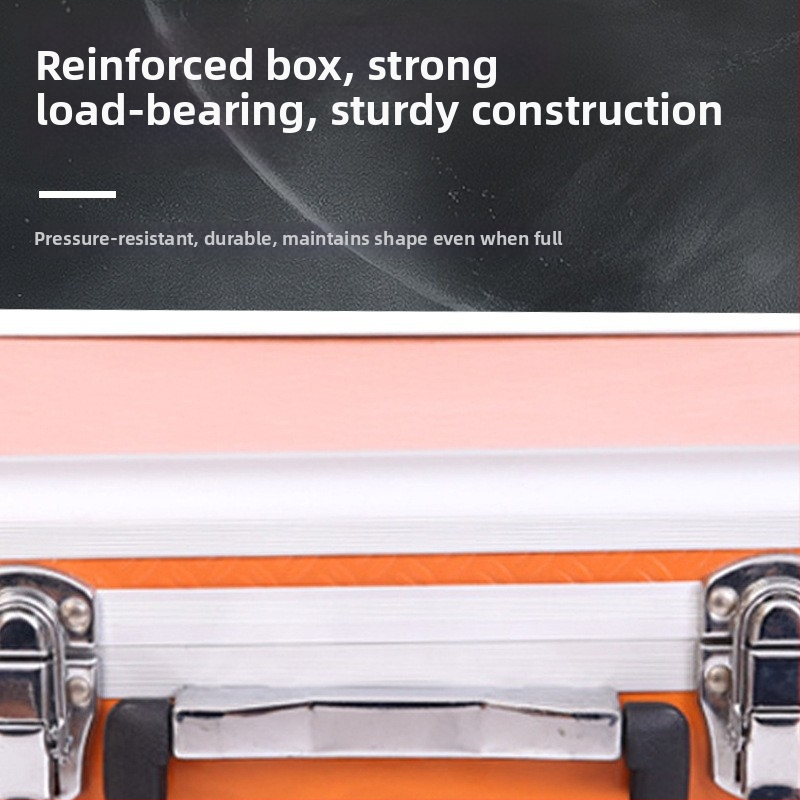 Aluminijska kutija za instrumente, prijenosna, čvrsta kutija s prilagodljivim kapacitetom