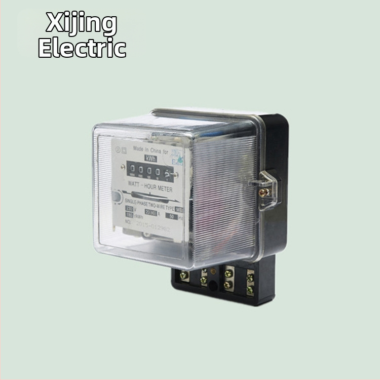 DD862 Jednofázový elektronicko-mechanický merač, domáci elektrický merací prístroj, 220V, Značka Xijing/C-ken