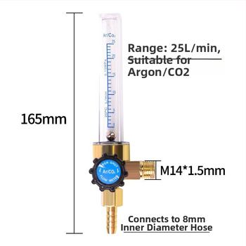 CO2 prúdomer zostava — prúdomer pre oxid uhličitý, rozsah merania 5, dizajn s trubkou