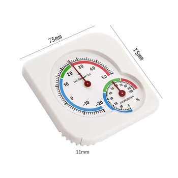 Десктопен и стенен термометър-хигромер, двойна употреба, грушовидна форма, за домашна употреба; подходящ за болници, оранжерии, складове и развъждане