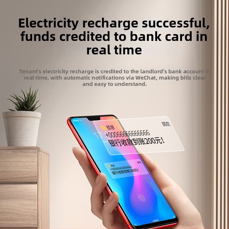 Xinzhuo Inteligentný predplatený elektromer s čítaním QR kódu, 4G diaľkové meranie, Bluetooth, jednofázový, pre prenájom nehnuteľností