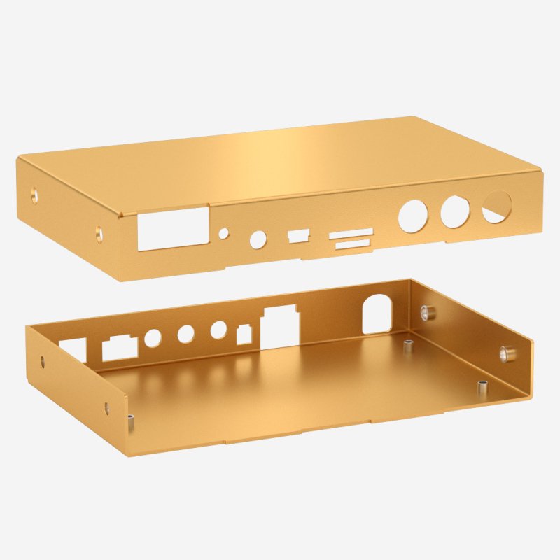 Mašinski obrađeno aluminijsko kućište za instrumente i gateway zaslone, kućište od aluminijske legure, kompaktan stil, srednja tvrdoća