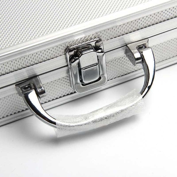 Cutie unelte din aliaj de aluminiu cu inserție MDF, portabilă, capacitate de încărcare 3 kg, cutie de depozitare multifuncțională