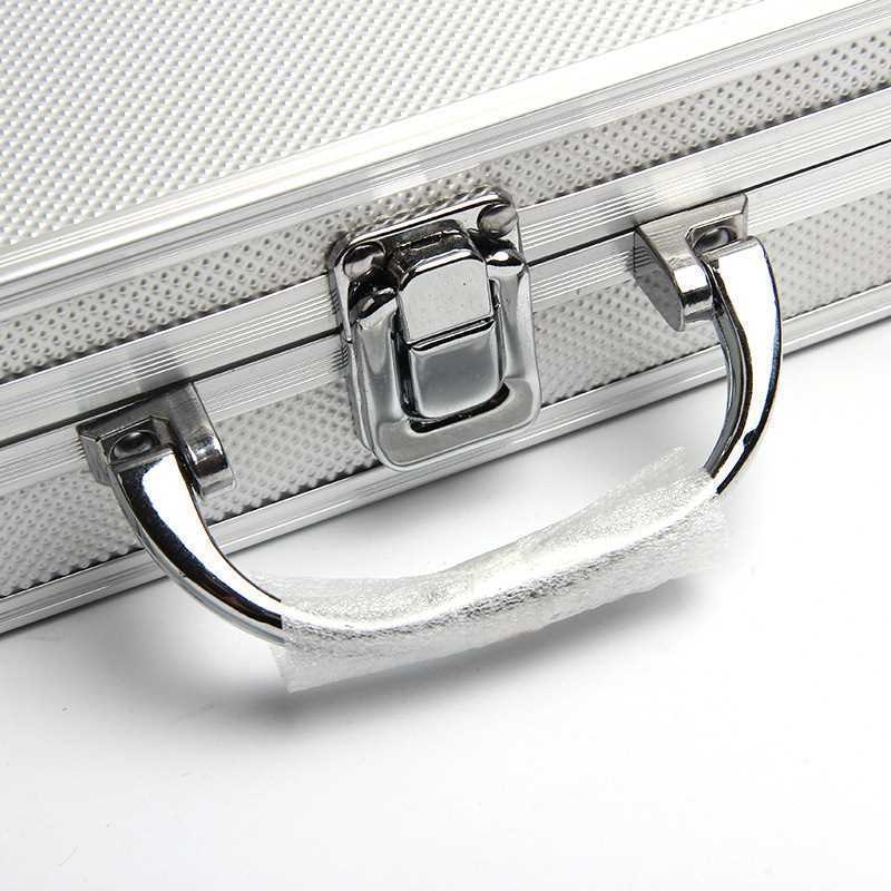 Cutie unelte din aliaj de aluminiu cu inserție MDF, portabilă, capacitate de încărcare 3 kg, cutie de depozitare multifuncțională