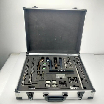 Cutie pentru unelte din aliaj de aluminiu pentru accesorii de uși și ferestre, cutie de afișaj portabilă cu interior EVA, capacitate 20 kg, model lgzhg-62