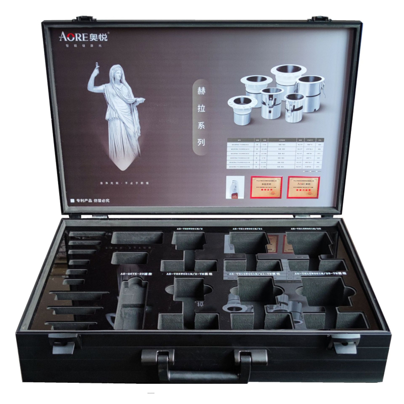 Valiză de transport din aliaj de aluminiu pentru echipamente, cutie pentru iluminat din aliaj de aluminiu, serie pliabilă, Silai luggage