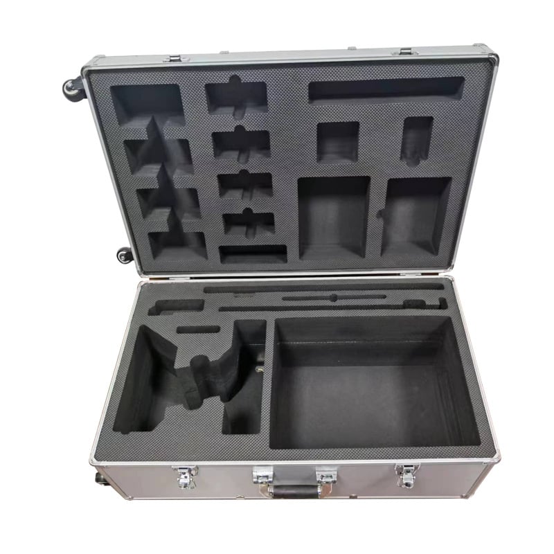 Carcasă din aliaj de aluminiu, flight case, încărcare 20 kg, cutie multifuncțională pentru unelte și echipamente