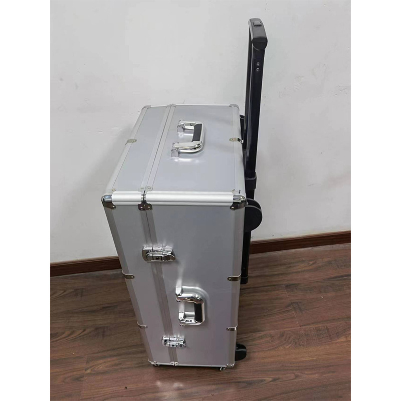 Carcasă din aliaj de aluminiu, flight case, încărcare 20 kg, cutie multifuncțională pentru unelte și echipamente