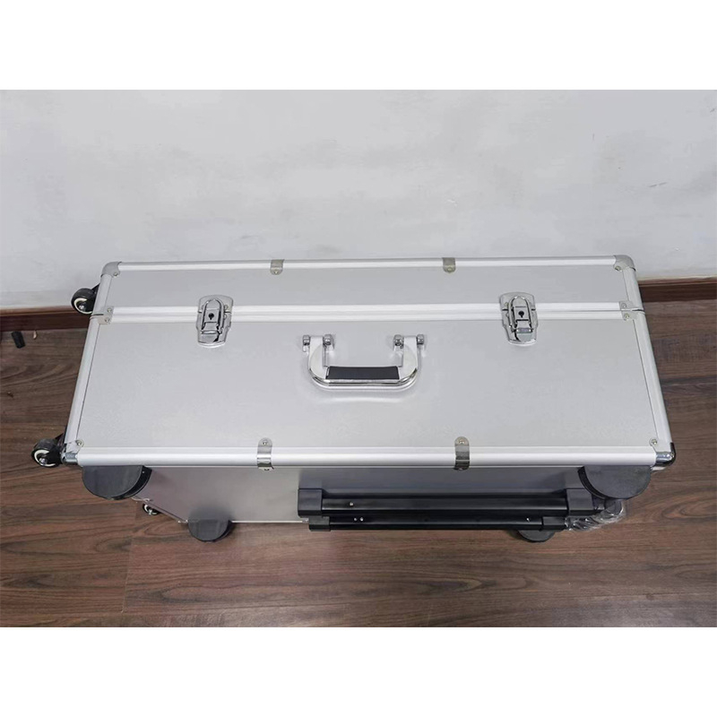Carcasă din aliaj de aluminiu, flight case, încărcare 20 kg, cutie multifuncțională pentru unelte și echipamente