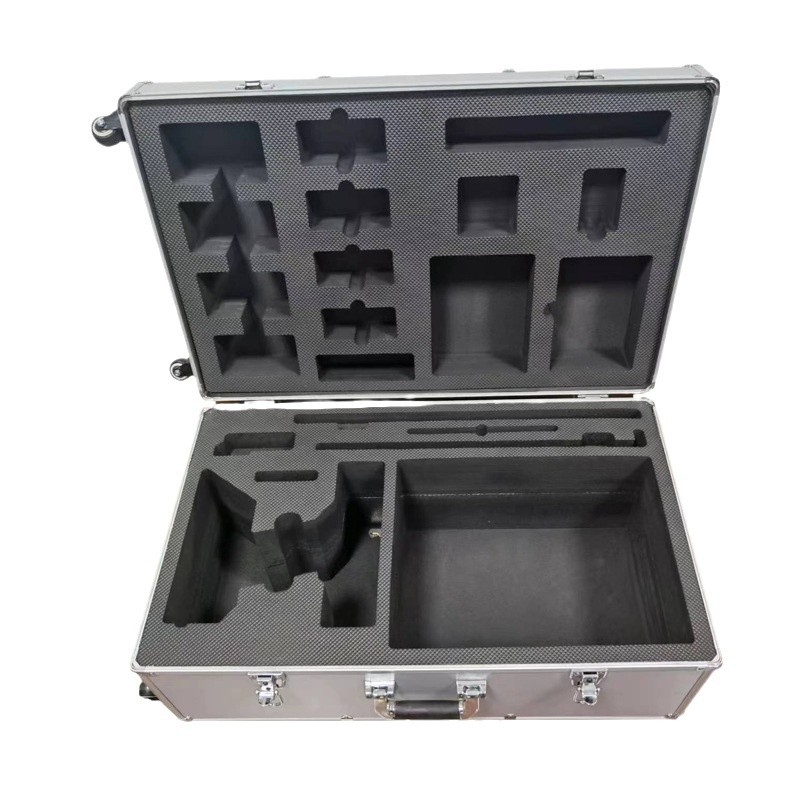 Carcasă din aliaj de aluminiu, flight case, încărcare 20 kg, cutie multifuncțională pentru unelte și echipamente