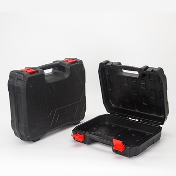 Cutie de unelte din plastic cu construcție blow molding, pentru unelte cu baterie litiu, cutie universală de instrumente
