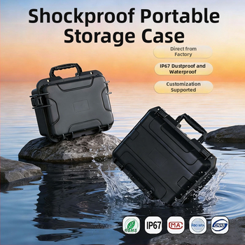 Ažurirana debela vodootporna kutija za alate za precizna mjerenja (PP materijal, ručni dizajn, prilagodljivo obrađivanje, srednja tvrdoća)