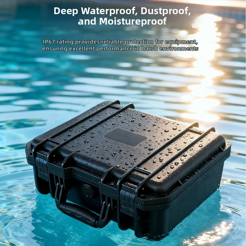 Ažurirana debela vodootporna kutija za alate za precizna mjerenja (PP materijal, ručni dizajn, prilagodljivo obrađivanje, srednja tvrdoća)