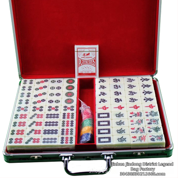 Kutija za mahjong od aluminijskog legura broj 42, prijenosna višenamjenska kutija za igre