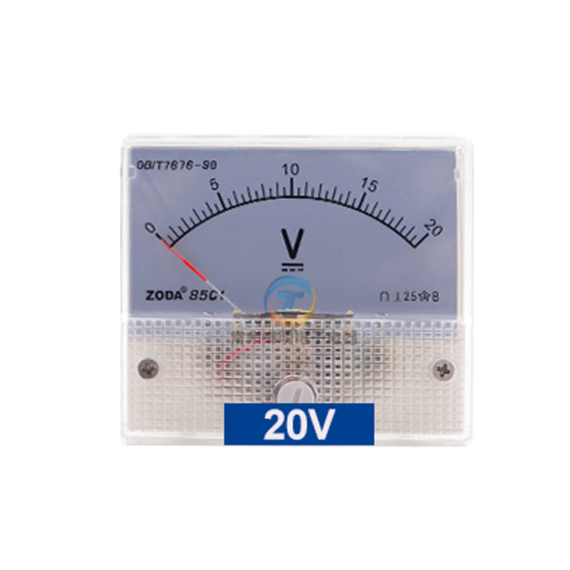 85C1 Аналогов волтметър, многообхватен диапазон: 5V, 10V DC, 30V, 50V, 250V
