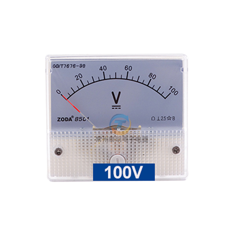 85C1 Аналогов волтметър, многообхватен диапазон: 5V, 10V DC, 30V, 50V, 250V