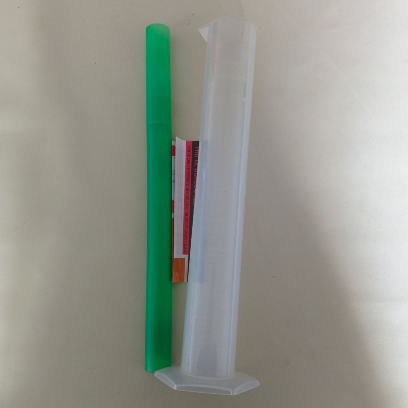 Пивоварен хидромер – измерител на захарност и плътност, американски стил, SG 0,990–1,160, точност 0,002, стъкло, дължина 260 мм