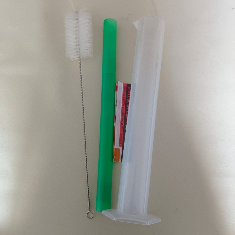 Пивоварен хидромер – измерител на захарност и плътност, американски стил, SG 0,990–1,160, точност 0,002, стъкло, дължина 260 мм