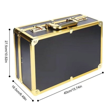 Fodrászati eszközök alumínium ötvözetű koffer — ütésálló tároló moduláris rekeszekkel