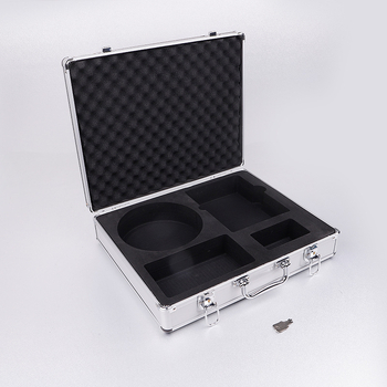 Alumínium ötvözetű repülődoboz – kézben tartható szerszámtároló, ütésálló, Toolbox sorozat, Ningbo eredet