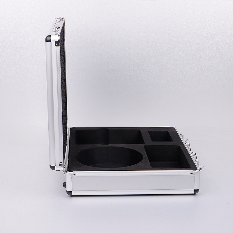 Alumínium ötvözetű repülődoboz – kézben tartható szerszámtároló, ütésálló, Toolbox sorozat, Ningbo eredet