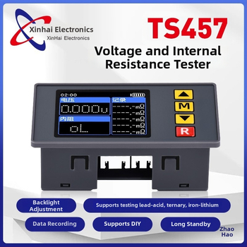 Ts457 тестер за напрежение и вътрешно съпротивление, AC, 4-електроден метод, записва 5 групи данни за вътрешно съпротивление, регулируемо време, яркост
