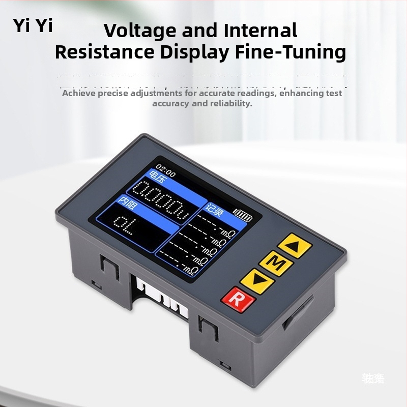 Ts457 тестер за напрежение и вътрешно съпротивление, AC, 4-електроден метод, записва 5 групи данни за вътрешно съпротивление, регулируемо време, яркост