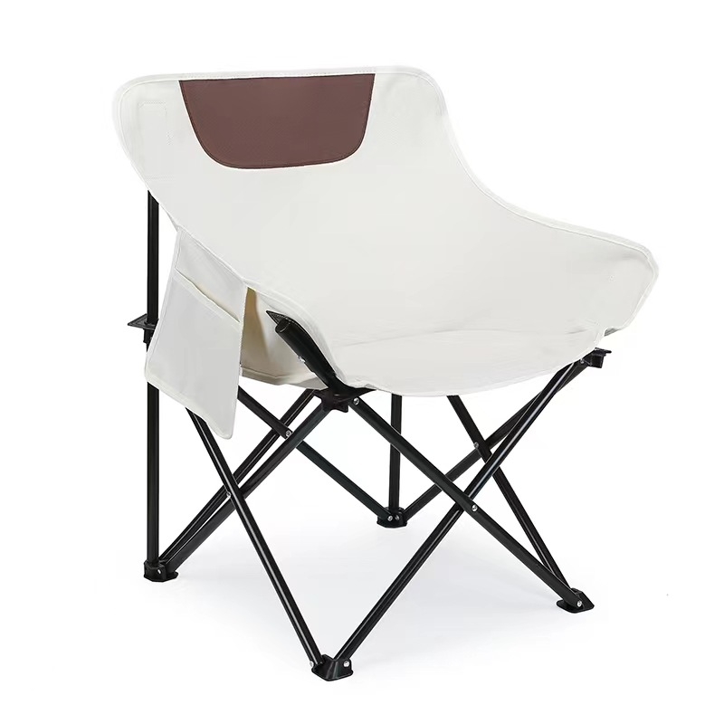 Moon Chair εξωτερική πτυσσόμενη καρέκλα κάμπινγκ με Oxford ύφασμα και σκελετό από χάλυβα