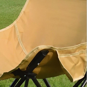 Moon Chair με υψηλή πλάτη – Φορητό εξωτερικό κάθισμα, Oxford ύφασμα και χάλυβας, Διαθέσιμη προσαρμογή