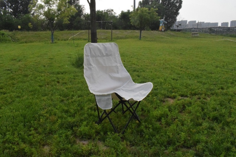 Moon Chair με υψηλή πλάτη – Φορητό εξωτερικό κάθισμα, Oxford ύφασμα και χάλυβας, Διαθέσιμη προσαρμογή