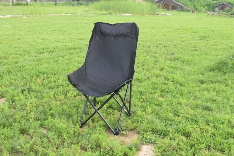 Moon Chair με υψηλή πλάτη – Φορητό εξωτερικό κάθισμα, Oxford ύφασμα και χάλυβας, Διαθέσιμη προσαρμογή