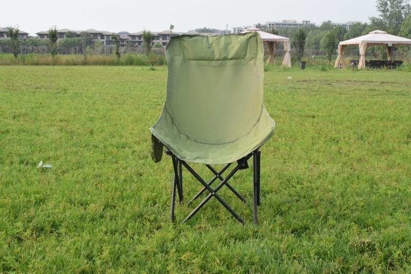 Moon Chair με υψηλή πλάτη – Φορητό εξωτερικό κάθισμα, Oxford ύφασμα και χάλυβας, Διαθέσιμη προσαρμογή