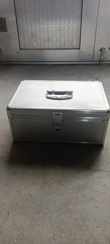 Cutie pentru fișiere din aliaj de aluminiu, încuietoare cu două parole, portabilă — siguranță pentru unelte și echipamente, cutie mare de depozitare multifuncțională.